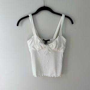 White milk maid top